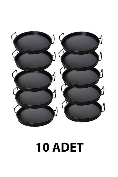 EVSTYLE 27 CM METAL HANDLE PRESENTATION TABLE (10 PIECES)