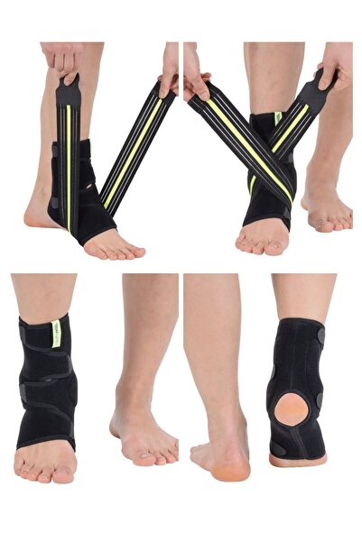 Wingmed Siyah Standart Beden W605 Malleol Destekli Cırt Ayarlı Ayak Bileklik ...