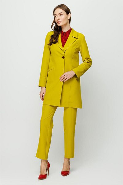 Esswaap Pocket Detailed Trousers Jacket Set Pistachio Green