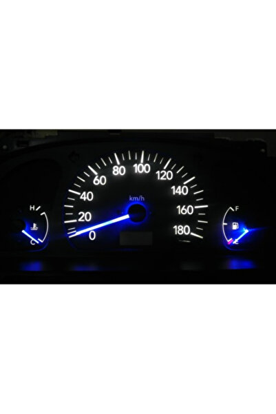 Fardoktoru T5 Led Oto Kilometre Kadran Ampulü Mavi 10 Adet