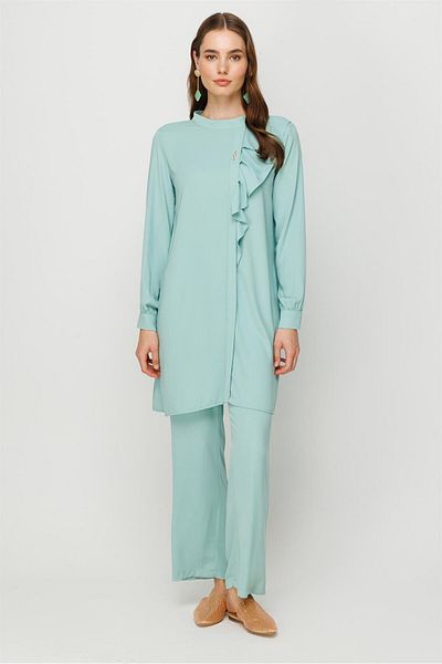 Esswaap Flywheel Detailed Trousers Tunic Set Mint