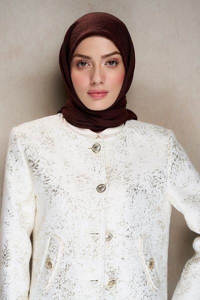 Modakaşmir سلسلة وشاح من الخيزران - أنيقة ومفيدة