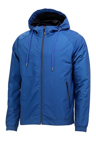 Shinzone Erkek Suya ve Rüzgara Dayanıklı Mavi Yağmurluk