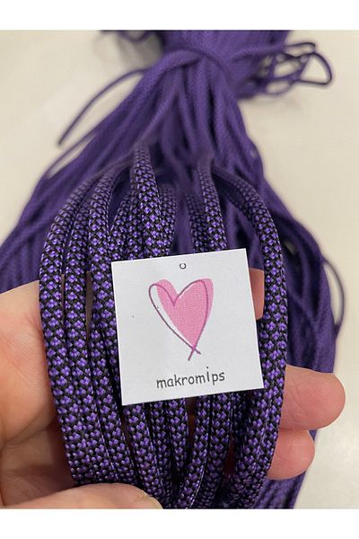 Makromİps PARACORD ROPE 4mm - 7 Core 50 μέτρα Κορδόνι αλεξίπτωτου, βραχιόλι, σκηνή κάμπινγκ, τσάντα ποδιών και καπέλο