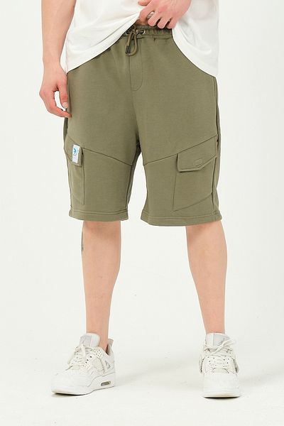 Owut Collection Ανδρικό σορτς Khaki Cargo με λεπτομέρεια τσέπης