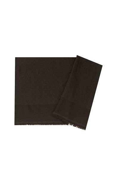 Aker Σάλι Elegance Monogram - 1090100 -911 - Μαύρο