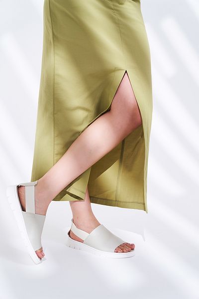 Louis Cardy Petit Beige Genuine Leather Women's Sandals