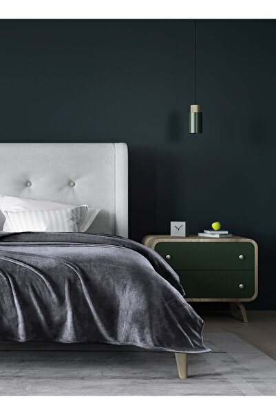 Mislina Home Tiny Wellsoft Baby - Kids Blanket Anthracite 100x150 Cm