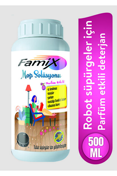 famix Mop Solüsyonu 500 Ml ( Robot Süpürge Deterjanı)