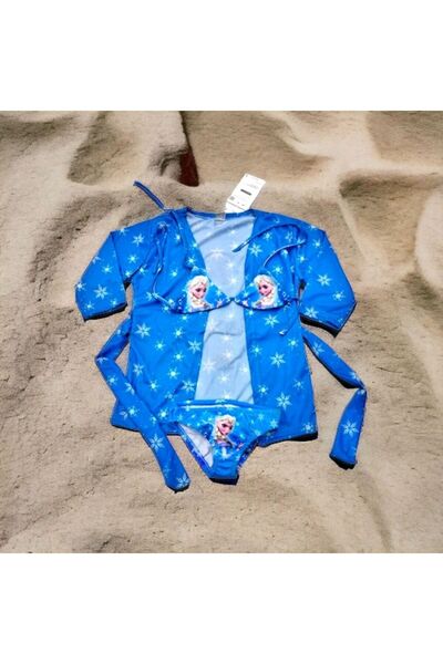 Esterella Pareolu kız çocuk bikini/ bikini takım /pareolu çocuk bikini takımı/ çocuk bikini