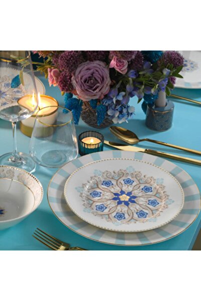 Kütahya Porselen Inci Bone Kalipso 53 Parça 12 Kişilik Yemek Takımı 11402