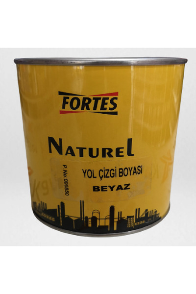 NY Trend Fortes Yol Çizgi Boyası Lastik Yanak Boyası Beyaz 1 Kg