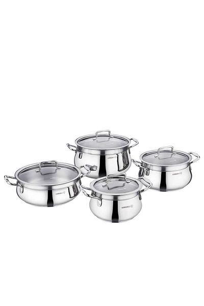 KORKMAZ Estima 8 Piece Cookware Set - A1958