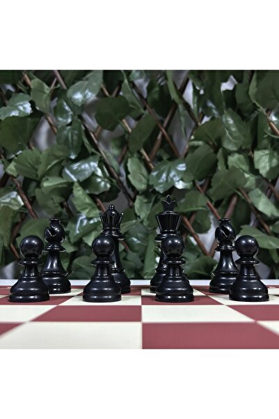 Yeni Satranç 95mm Professional Chess Piece - 700gr Double Queen