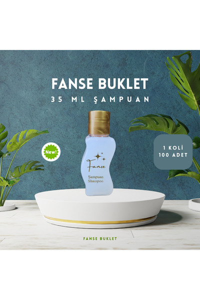 Fanse Otel Temizlik Medikal Malzemeleri TEK KULLANIMLIK OTEL BUKLET ŞAMPUAN S ŞİSE 100 ADET 35 ML