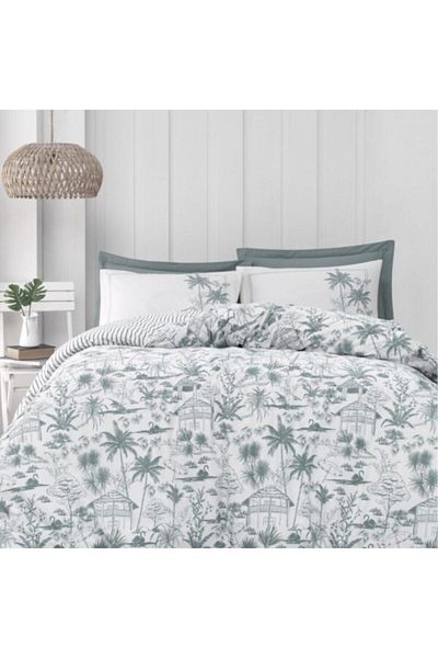 Altınbaşak Home Ranforce Duvet Cover Set Double Capri On Rhine