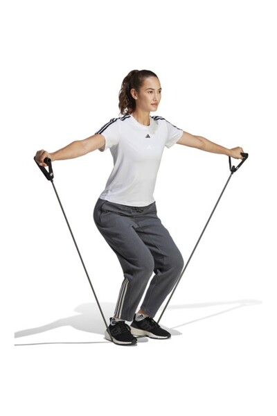 adidas Train Essentials 3S Kadın Tişört Beyaz IC5040