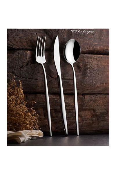 Kahramanlar Dora 12 Seater Dessert Spoon - Stainless Quality Steel 18/10