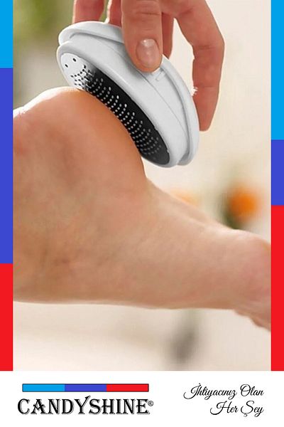 Zeki Karga Practical Foot Heel File Ergonomic Foot Heel Grater Dead Skin and Callus Cleaner with Retouching Sanding