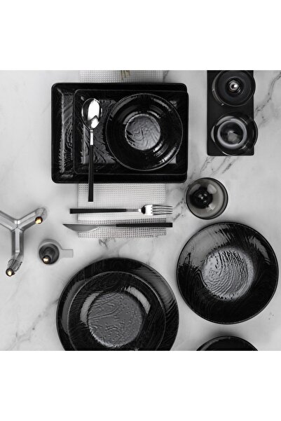 Kütahya Porselen Teos 26 Parça Nano Krem Yemek Seti