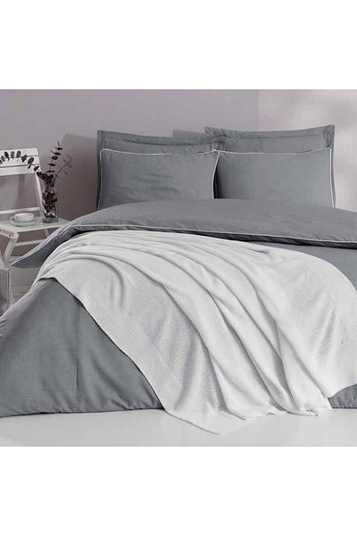 Altınbaşak Luxart Root - Bias Double Duvet Cover Set, Root Coin