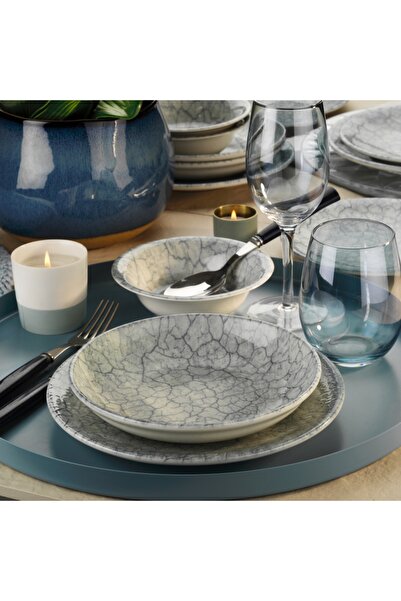 Kütahya Porselen 24 Parça Yemek Seti Krem Rf Nano Dg335