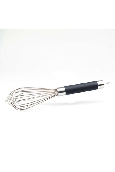 AROW Professional Whisk with Black Silicone Handle