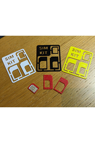 Rapithwin Nano Ve Micro Sim Kart Aparatı, Dönüştürücü Sim Adaptörü 3'lü Set - Çoklu Aparat Sim Aparatı