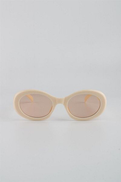 Silvio Monetti Women's Sunglasses - Cream UV400 Filter, Model615344