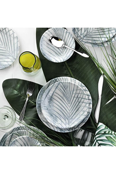 Kütahya Porselen 891009 Nano Krem 24 Parça Yemek Seti