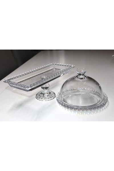 COOKCASE LOVE COLLECTION ROUND CAKE PRESENTATION AND LEG RECTANGULAR PRESENTATION SUR-14-30