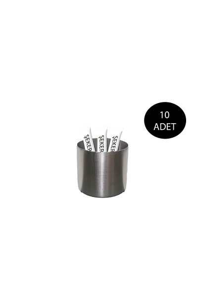COOKCASE علبة حلوى معدنية صغيرة 10 قطع K-4624