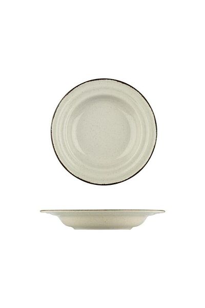 Kütahya Porselen Pearl Dinner Plate 6 Pieces 22 Cm Cinnamon