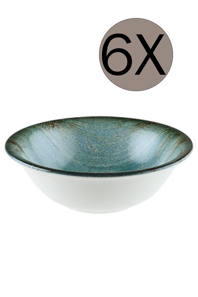 Bonna Porselen Soup and Salad Bowl Set of 6