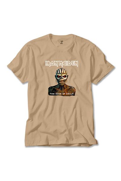 Z zepplin Iron Maiden The Book Of Souls Cream T-Shirt