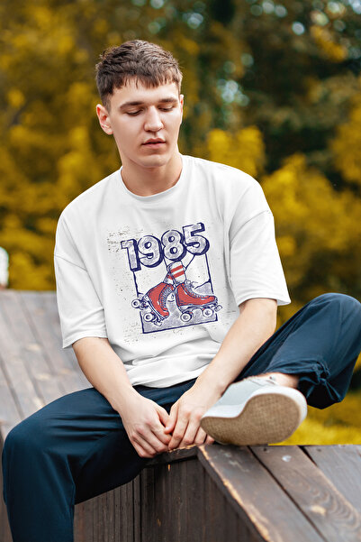 MYADA 1985 Tricou supradimensionat cu imprimeu Skate