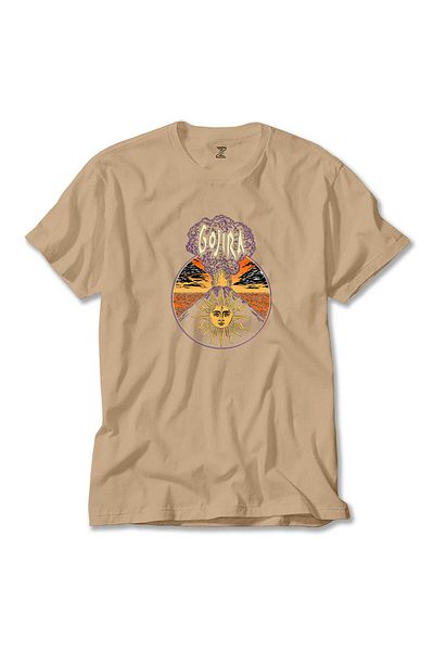 Z zepplin Κρεμ μπλουζάκι Gojira Design