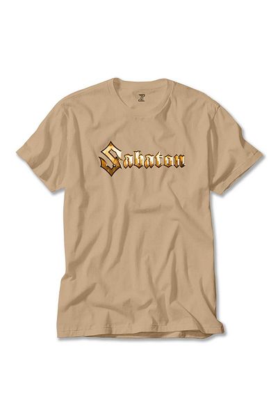 Z zepplin Μπλουζάκι Sabaton Logo Gold Cream