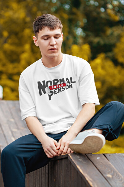 MYADA Tricou oversize cu imprimeu Super Person obișnuit