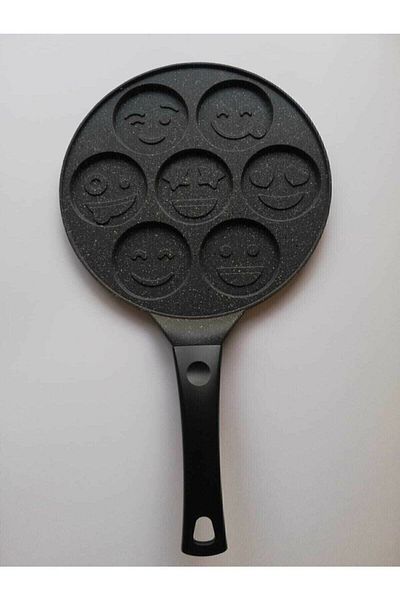 COOKCASE Granite Emoji Pancake Pan 28 Cm
