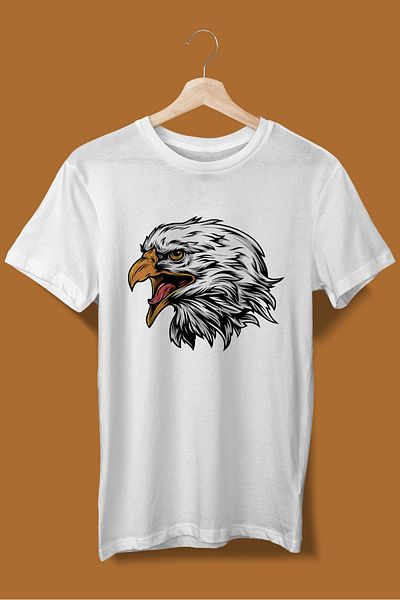 MYADA Μπλουζάκι Oversize σε στυλ Eagle Printed