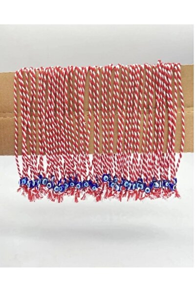 Herşey Nota سوار Marteniçka مطرز بالعين الشريرة - هدية رغبة الربيع وسوار حبل ...