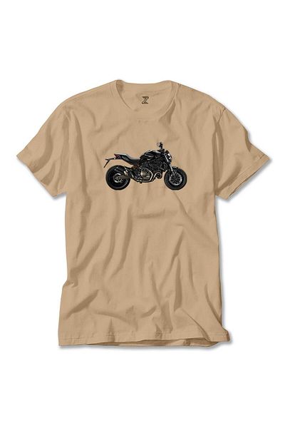 Z zepplin Κρεμ μπλουζάκι Ducati Monster Motorcycle Monster 821