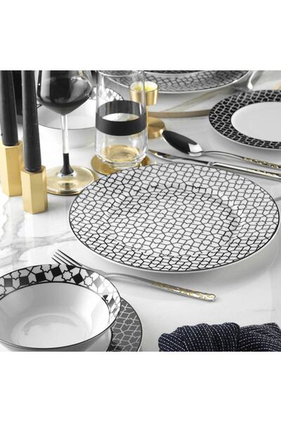 Kütahya Porselen Leonberg 24 Parça Yemek Seti Dekor 11377