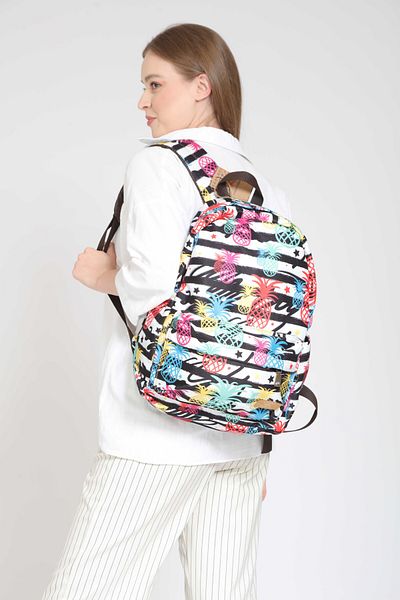 Street Bag Αδιάβροχο σακίδιο πλάτης Unisex Tropical Fruit Pattern - Καθημερινή χρήση, Σχολείο, Ταξίδια και Κάμπινγκ