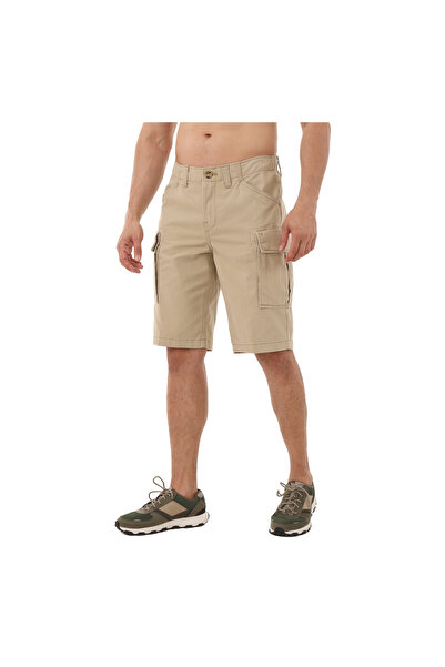 Timberland B0A5U1BDH41-R Timberland Twill Cargo Short Erkek Şort Ve Kapri Krem