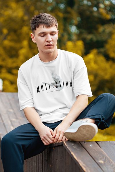 MYADA Tricou Oversize Imprimat Motivation Pigeon