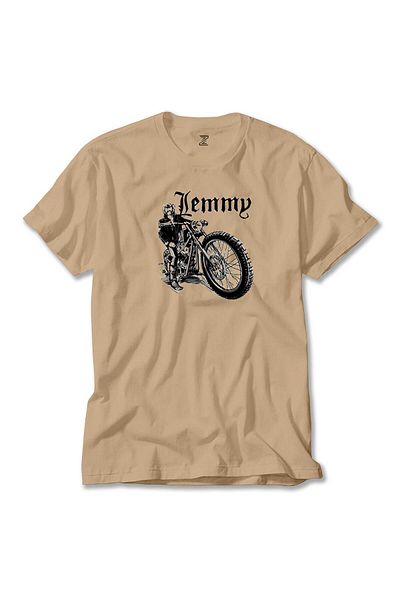Z zepplin Κρεμ μπλουζάκι Motörhead Lemmy Kilmister Motorbike