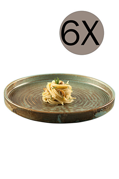 Bonna Porselen Coral Düz Tabak 26 Cm Crl26dz 6'lı Takım