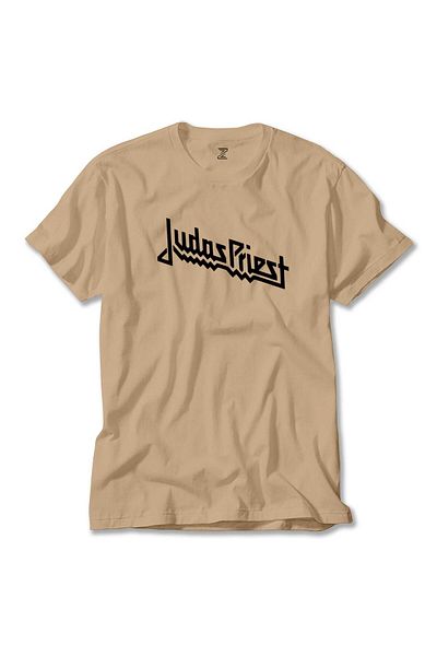 Z zepplin Κρεμ μπλουζάκι με λογότυπο Judas Priest
